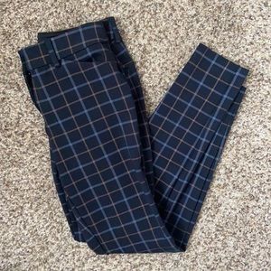 Express Grid Print Pants